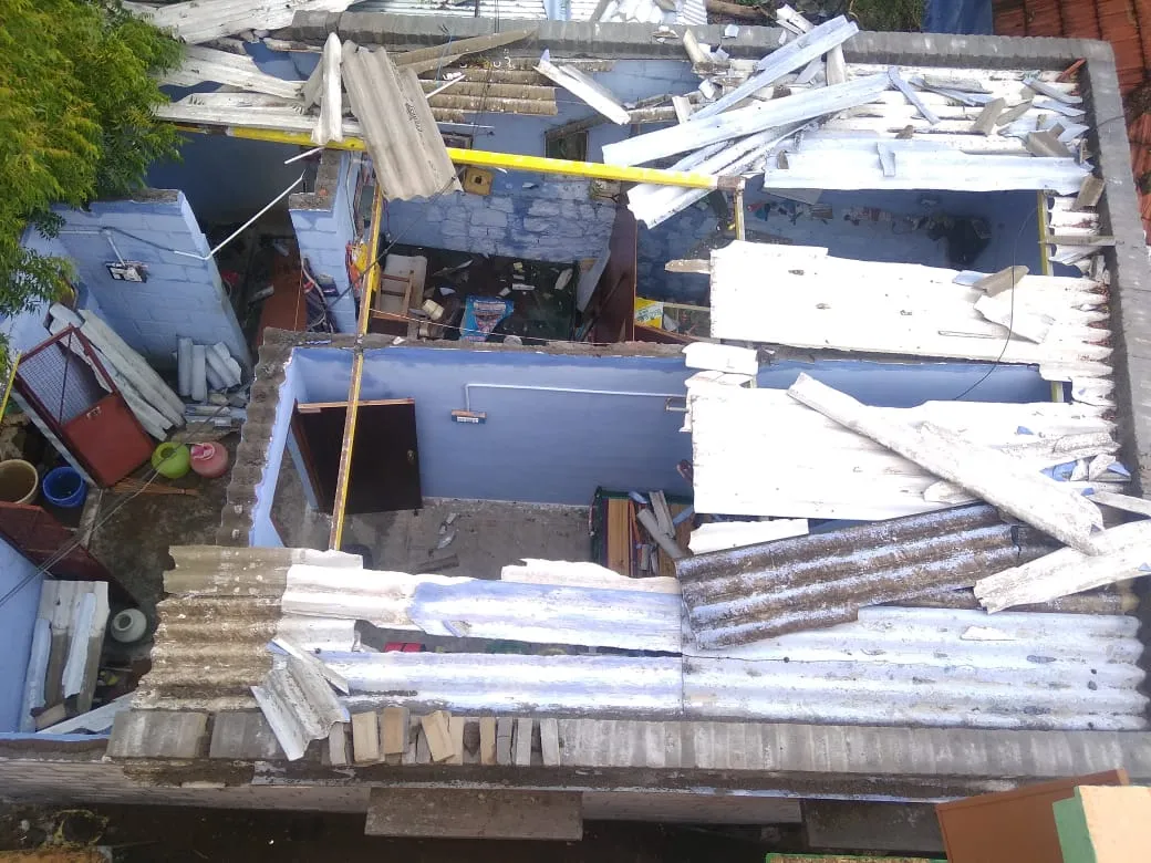  Rain with strong winds all night in nellai 